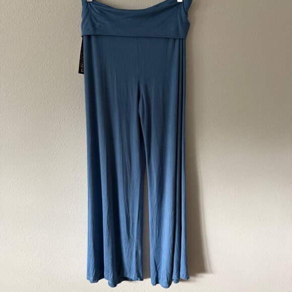 NWT LA CLASS Palazzo Pants‎ Blue Size Large - Picture 5 of 7